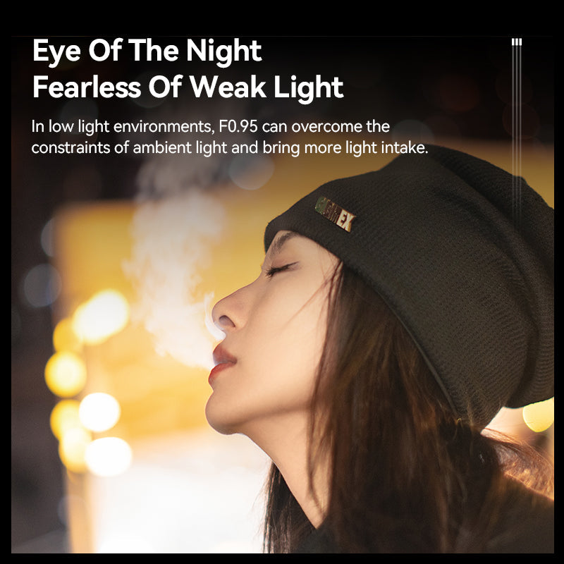 The Best Gift for Dad Brightin Star 35mm F0.95 Night God Portrait Star APS-C Manual Fixed Focus Lens Suitable For Fuji X/Canon M/RF/M43/Sony E/Nikon Z Mount