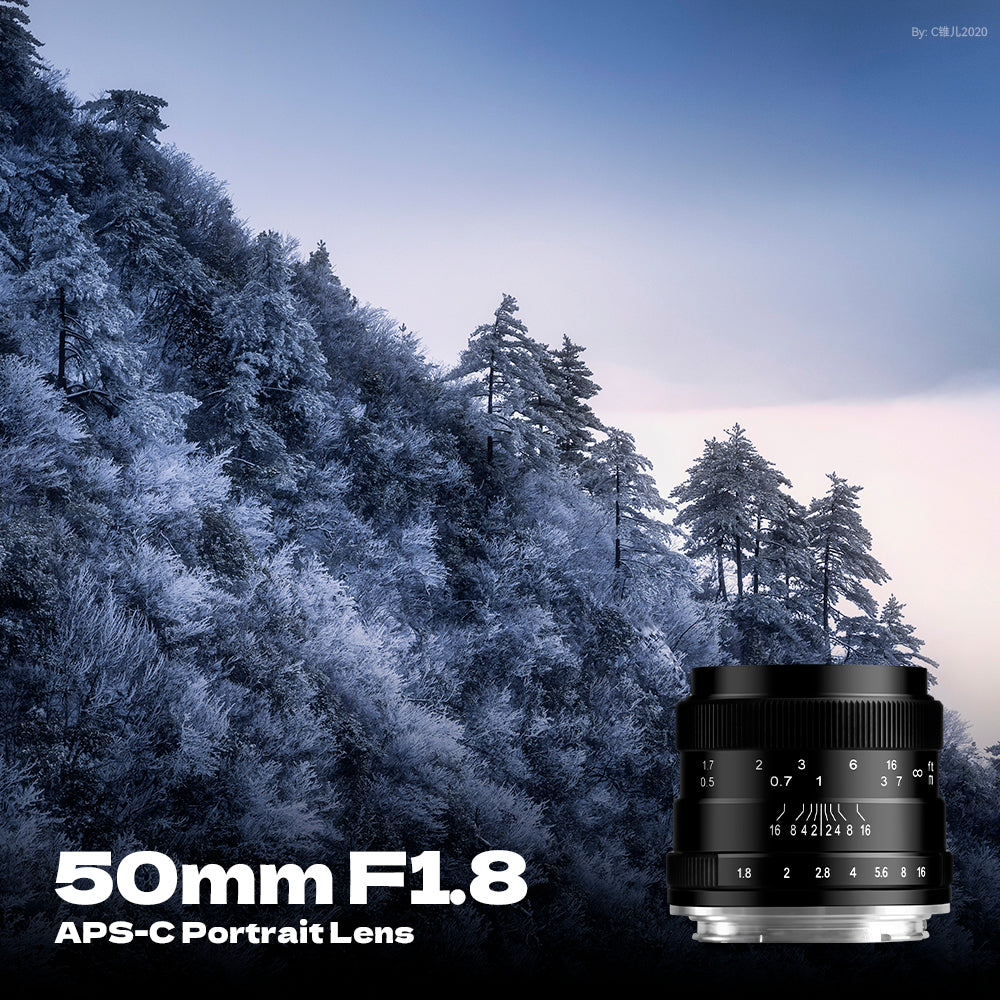 50mm F1.8 APS-C Manual Focus Lens Fit for Canon EOS-M Mount