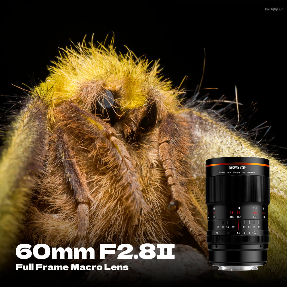 60mm F2.8 II 2X Macro Magnification Manual Focus Mirrorless Camera Lens, Fit for Fuji X Mount