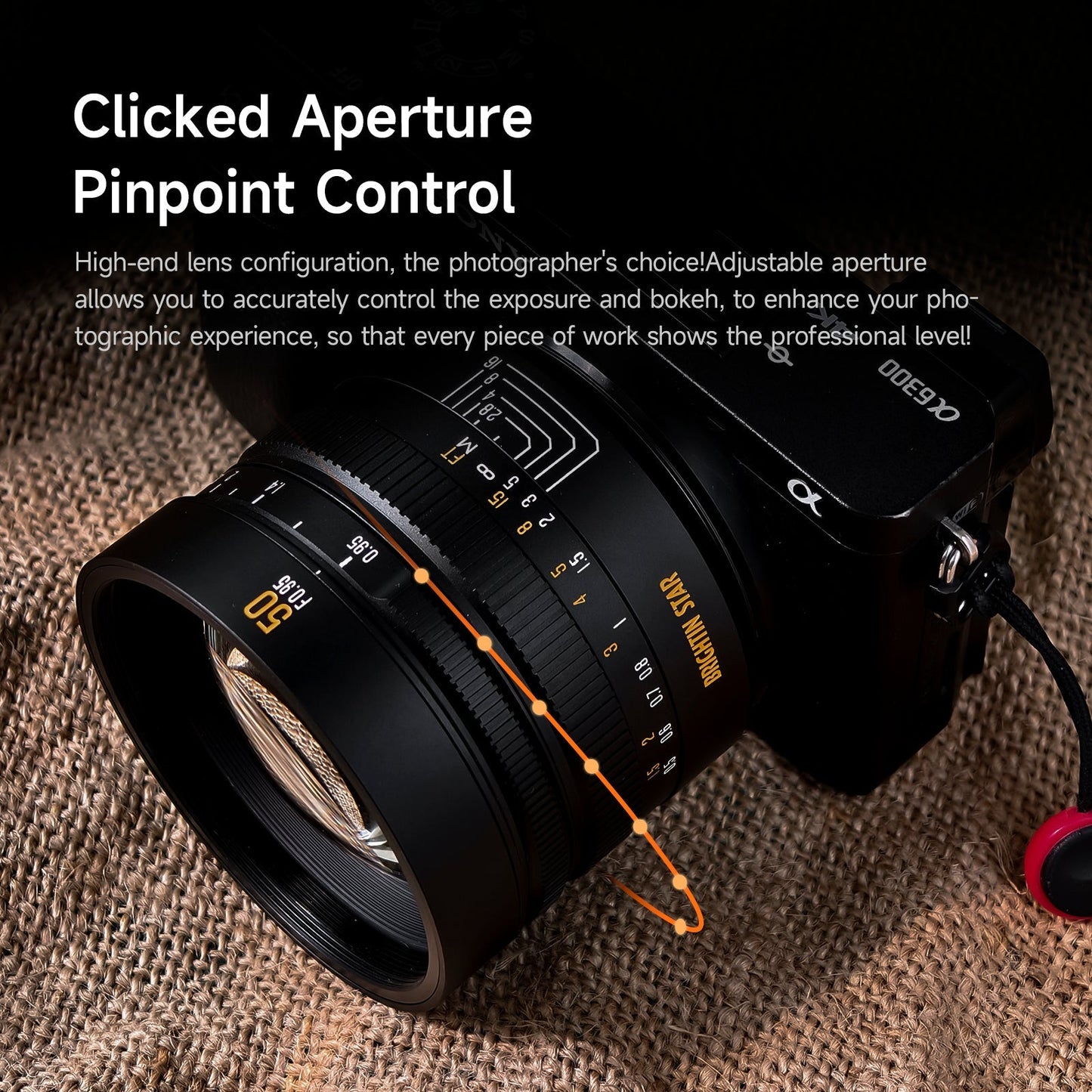50mm F0.95 APS-C Night God Portrait Star Manual Fixed Focus Lens Suitable For Canon RF Mount