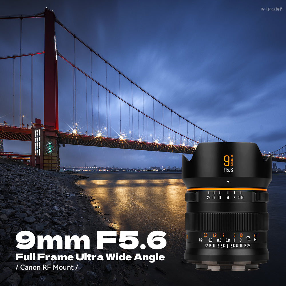 The Best Gift for Dad Brightin Star 9mm F5.6 Full Frame Manual Focus Camera Lens Ultra Wide Angle 0 Distortion Lens with ND Filter For Sony E/Nikon Z/Canon RF/L Mount