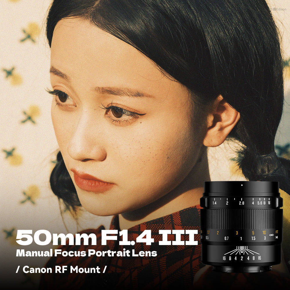 50mm F1.4 III APS-C Manual Focus Portrait Lens for Canon M