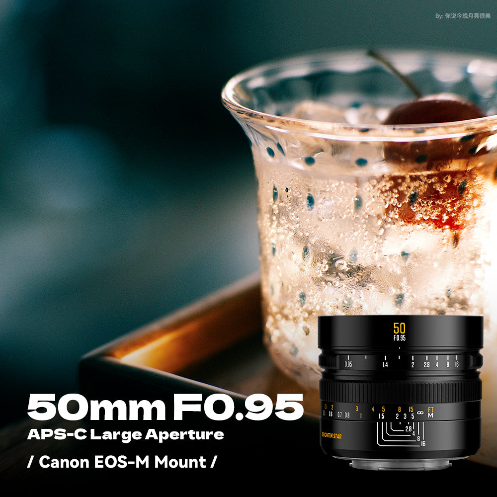 50mm F0.95 APS-C Night God Portrait Star Manual Fixed Focus Lens Suitable For Canon RF Mount
