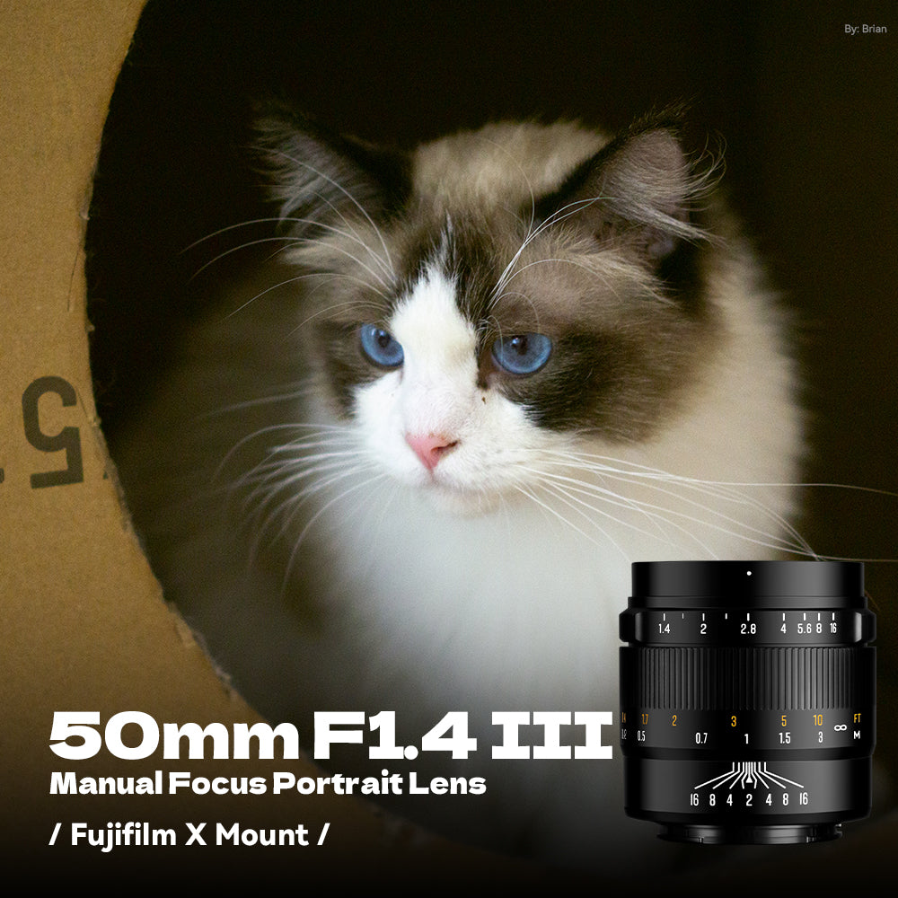 50mm F1.4 III APS-C Manual Focus Portrait Lens for Canon M