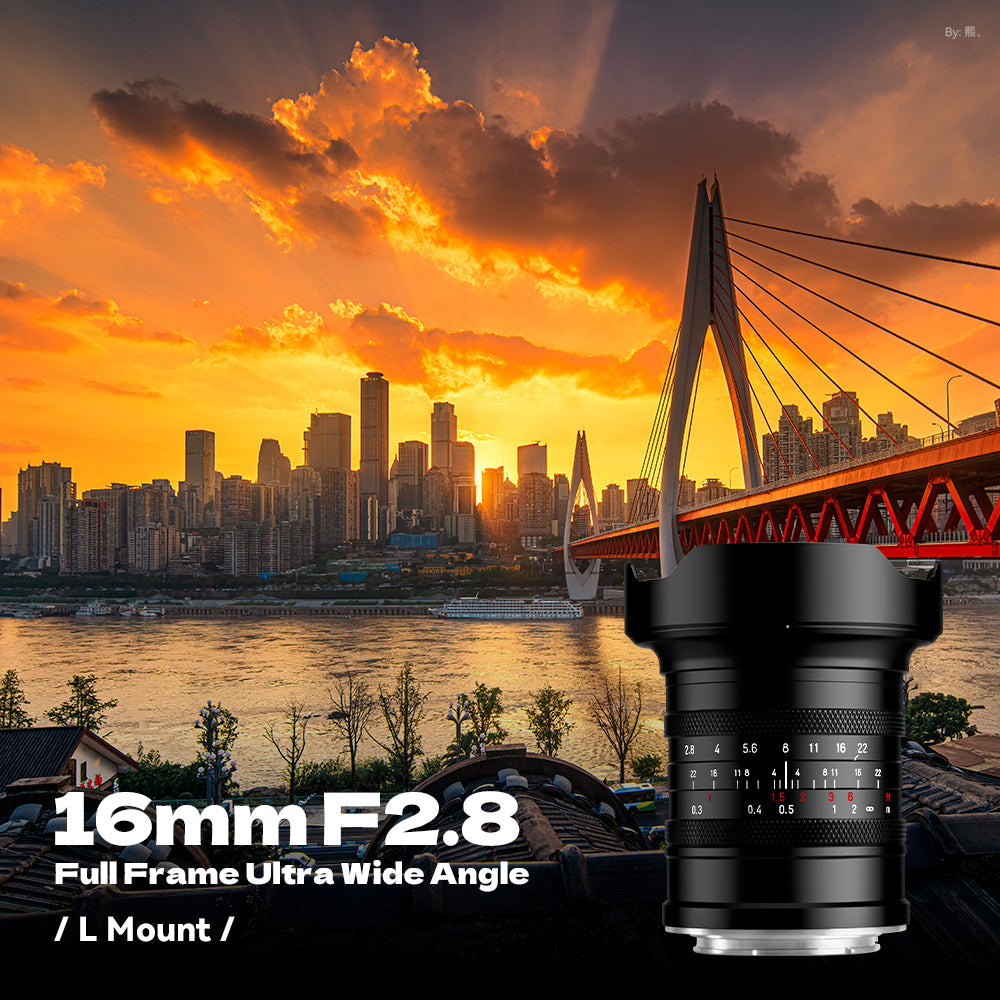 16mm F2.8 Full Frame Ultral Wide Angle Manual Focus Mirrorless Camera Lens, Fit for Nikon Z-Mount
