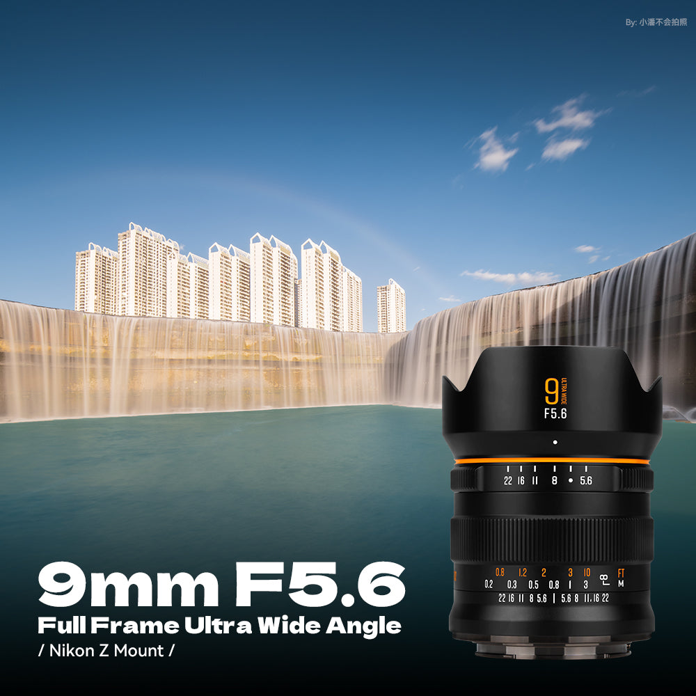 The Best Gift for Dad Brightin Star 9mm F5.6 Full Frame Manual Focus Camera Lens Ultra Wide Angle 0 Distortion Lens with ND Filter For Sony E/Nikon Z/Canon RF/L Mount