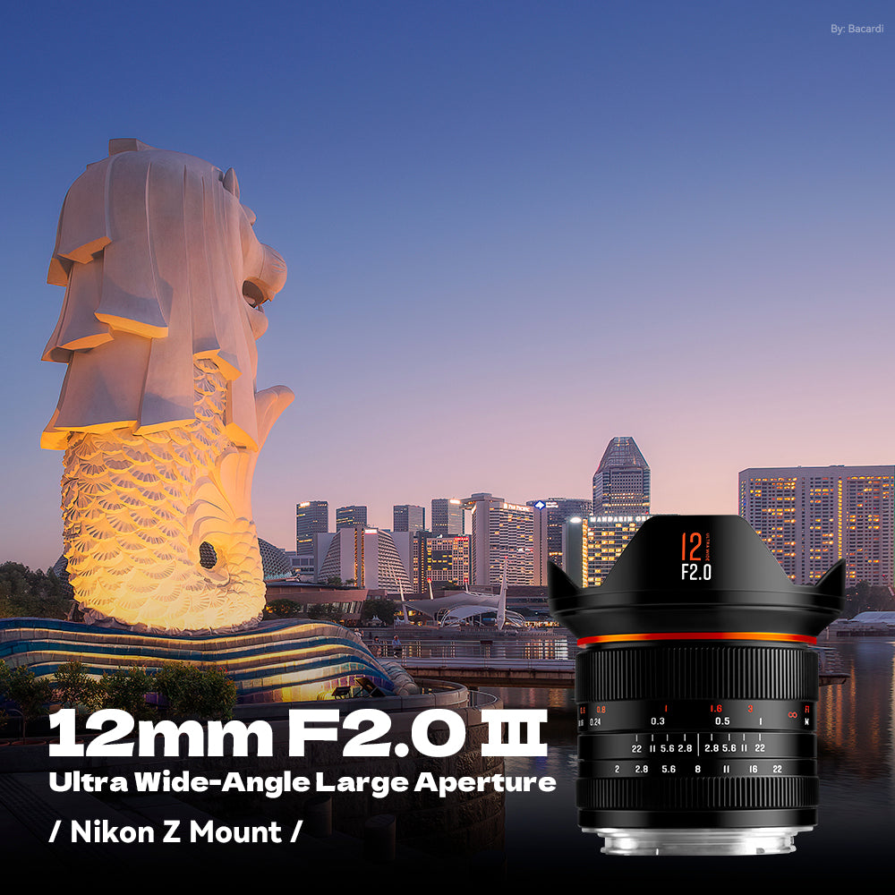 12mm F2.0 III APS-C Ultra Wide-Angle Big Aperture Cameras Lens For Canon RF mount