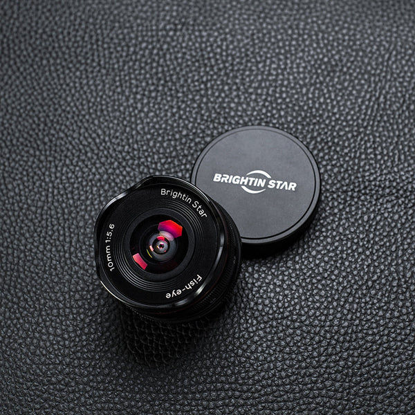 10mm F5.6 APS-C Fisheye Lens Wide-Angle Lens Pancake Lens Manual Fixed Focus Lens Suitable For Canon Eos-M Mount