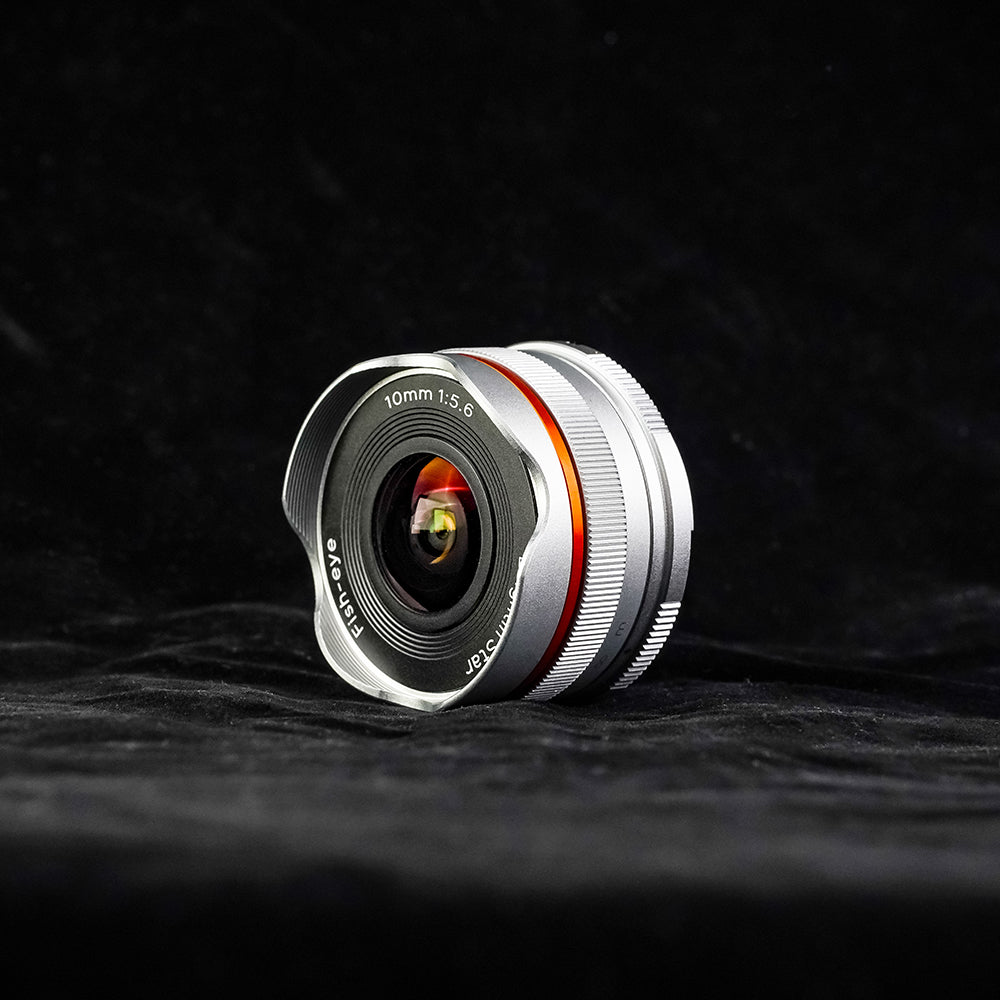 10mm F5.6 Fisheye Lens Wide-Angle Lens Pancake Lens Manual Fixed Focus Lens - Brightin Star