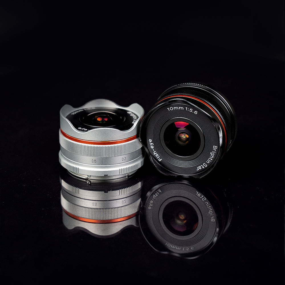 Brightin Star 10mm F5.6 Fisheye Lens Wide-Angle Lens Suitable For M4/3, Canon EF-M, Sony E, Nikon Z, Fuji X