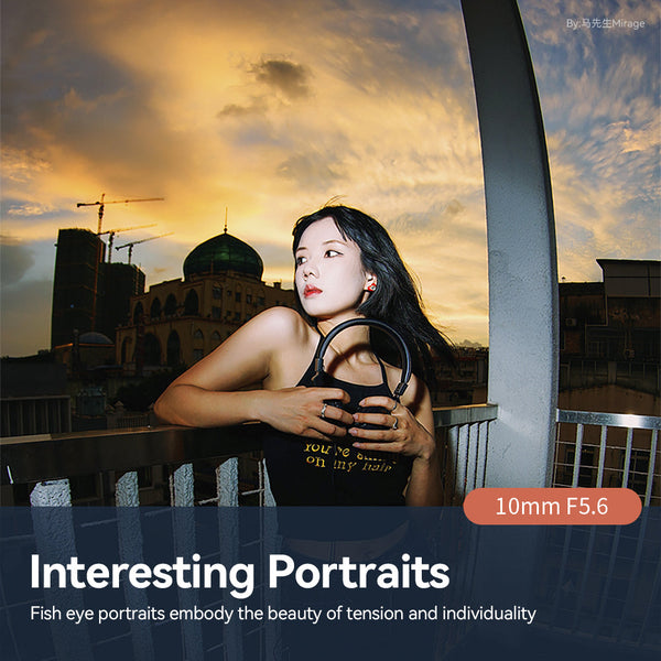 Brightin Star 10mm F5.6 APS-C Fisheye Lens Wide-Angle Lens For M43/Canon M/Canon RF/Sony E/ Nikon Z/Fuji X Mount