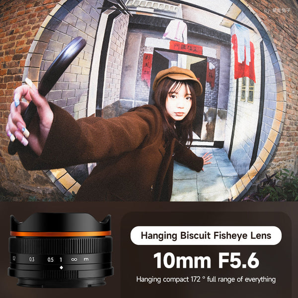 Brightin Star 10mm F5.6 APS-C Fisheye Lens Wide-Angle Lens For M43/Canon M/Canon RF/Sony E/ Nikon Z/Fuji X Mount