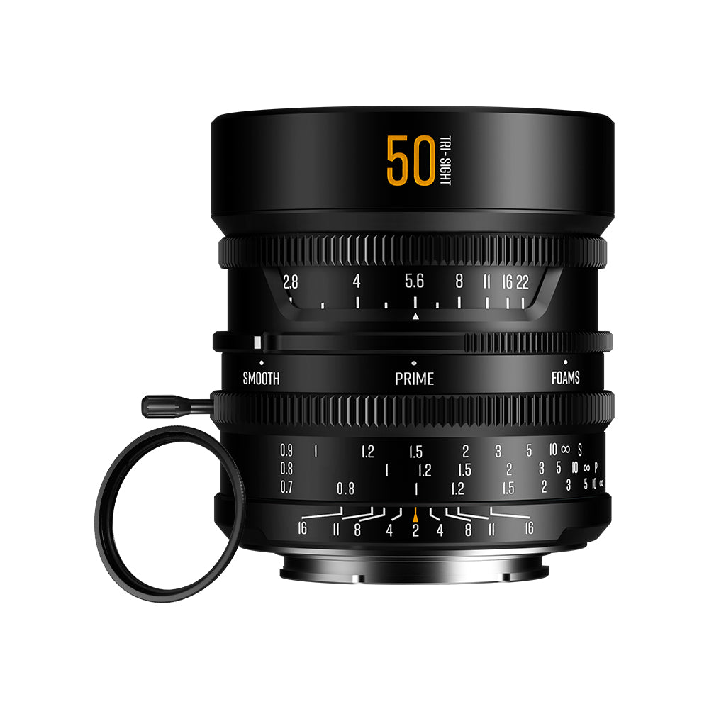 BRIGHTIN STAR MF 50mm F2.0 TRI-SIGHT Full-Frame Art Lens for Canon RF