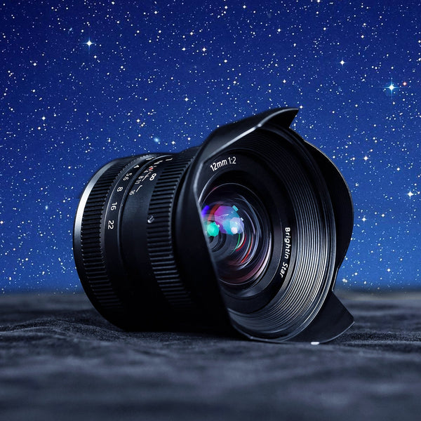 The Best Gift for Dad Brightin Star 12mm F2.0 Ultra Wide-Angle Big Aperture APS-C Manual Focus Mirrorless Cameras Lens