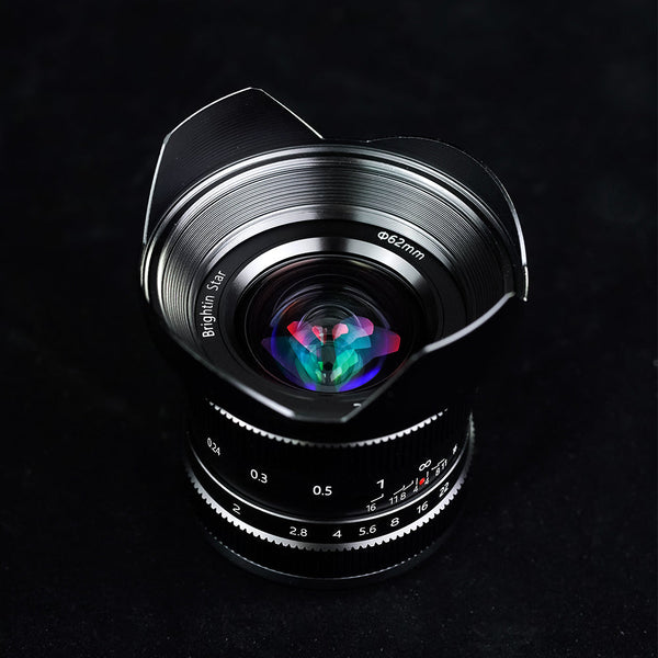 Father's Day Gifts Brightin Star 12mm F2.0 Ultra Wide-Angle Big Aperture APS-C Manual Focus Mirrorless Cameras Lens