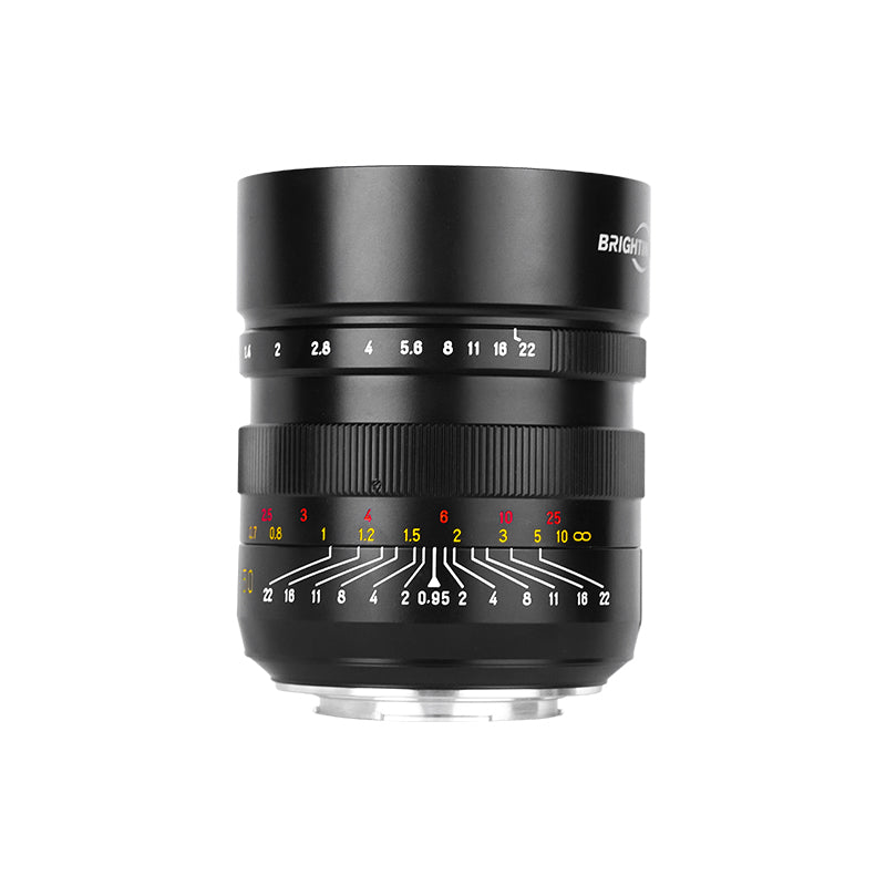 50mm F0.95 Full Frame Large Aperture Manual Focus Mirrorless Camera Lens - Brightin Star