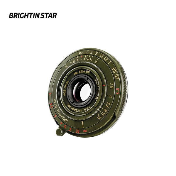 Brightin Star 28mm F2.8 Full Frame Pine Green Limited Lens For Leica M Mount
