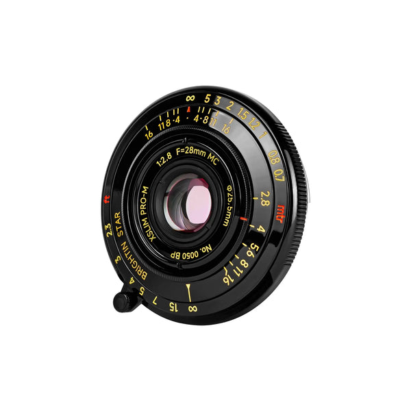 BRIGHTIN STAR MF 28mm F2.8 Full-Frame Pancake Lens for Leica M