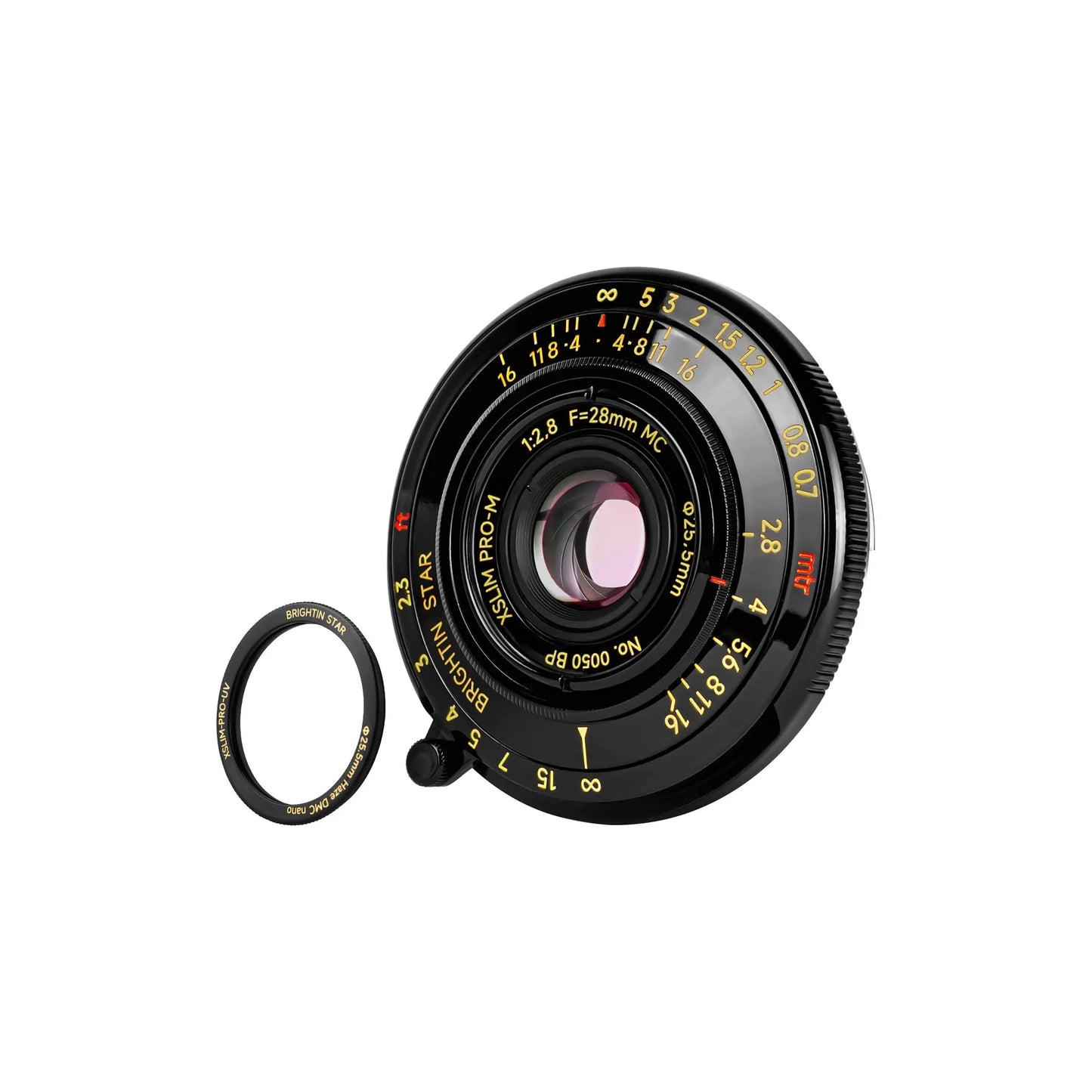 BRIGHTIN STAR MF 28mm F2.8 Full-Frame Pancake Lens for Leica M