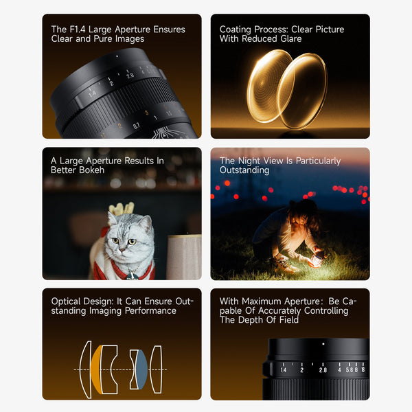 50mm F1.4 III APS-C Manual Focus Portrait Lens for Sony E