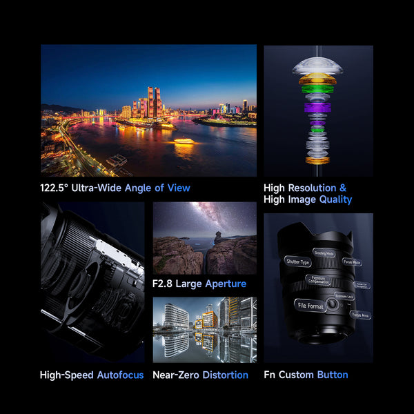 Brightin Star AF 12mm F2.8 Full Frame Ultra Wide Angle Auto Focus Lens