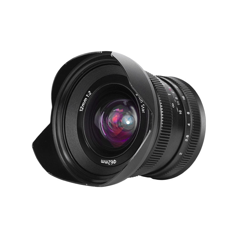 Brightin Star 12mm F2.0 Ultra Wide-Angle Big Aperture APS-C Manual Focus Mirrorless Cameras Lens