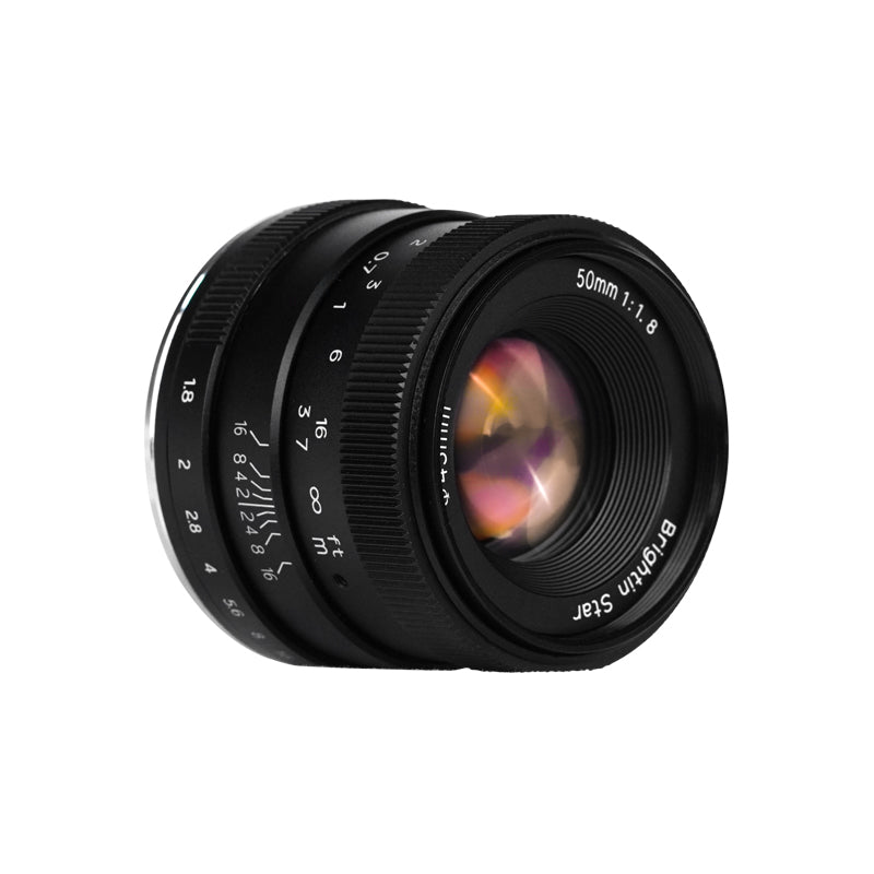 50mm F1.8 Portrait Manual Focus Lens - Brightin Star