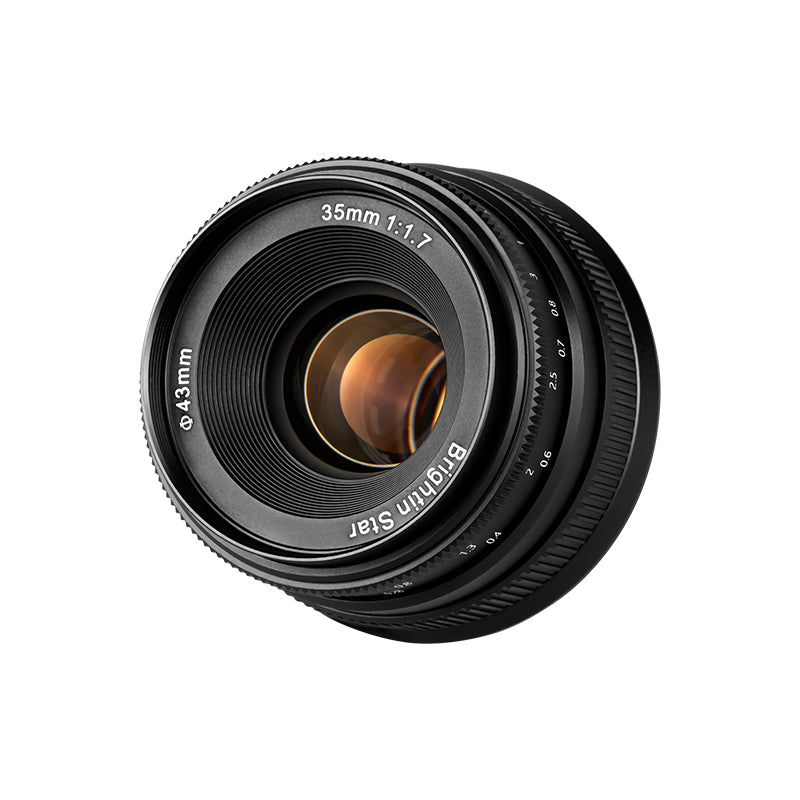 35mm F1.7 Wide-Angle Manual Focus Prime Lens - Brightin Star