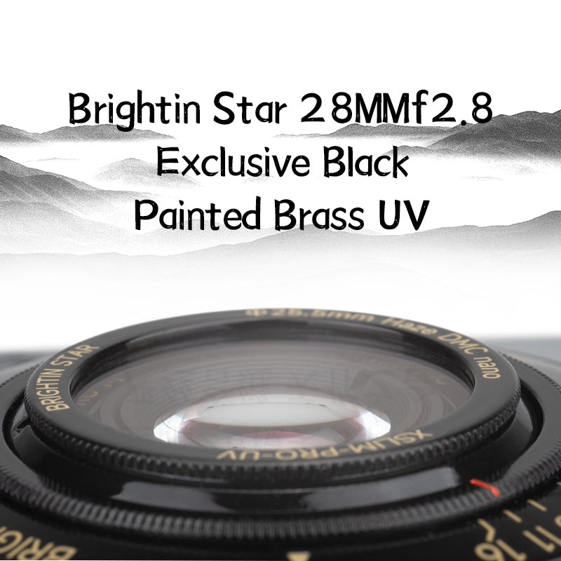 28mm F2.8 Camera Lens Black Lacquer Ultra-Thin Pancake Lens - Brightin Star