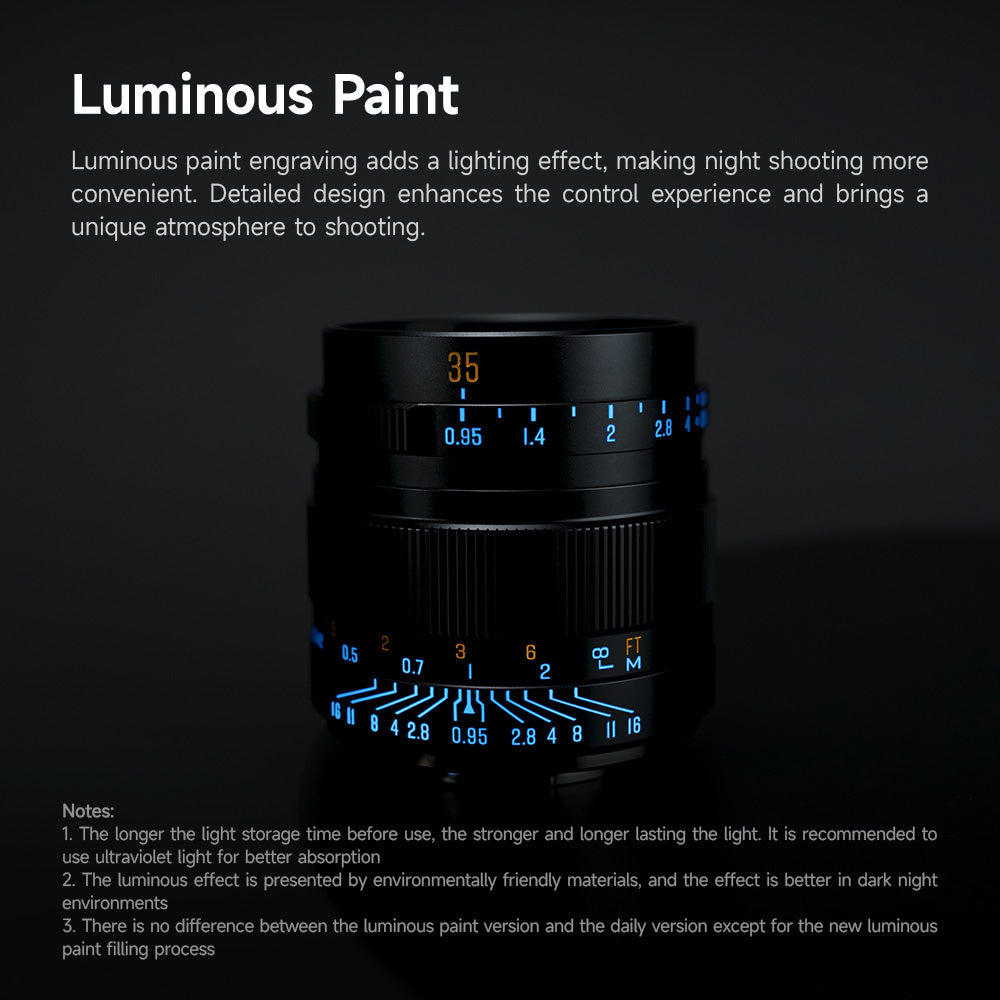 Brightin Star 35mm F0.95  APS-C Night God Portrait Star Manual Fixed Focus Lens Suitable For Fuji X/Canon M/RF/M43/Sony E/Nikon Z Mount