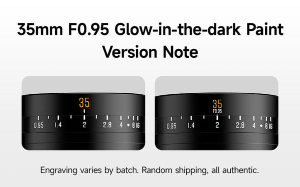 35mm F0.95 APS-C Luminous Version Portrait Star Manual Fixed Focus Lens Suitable for Fuji X Mount