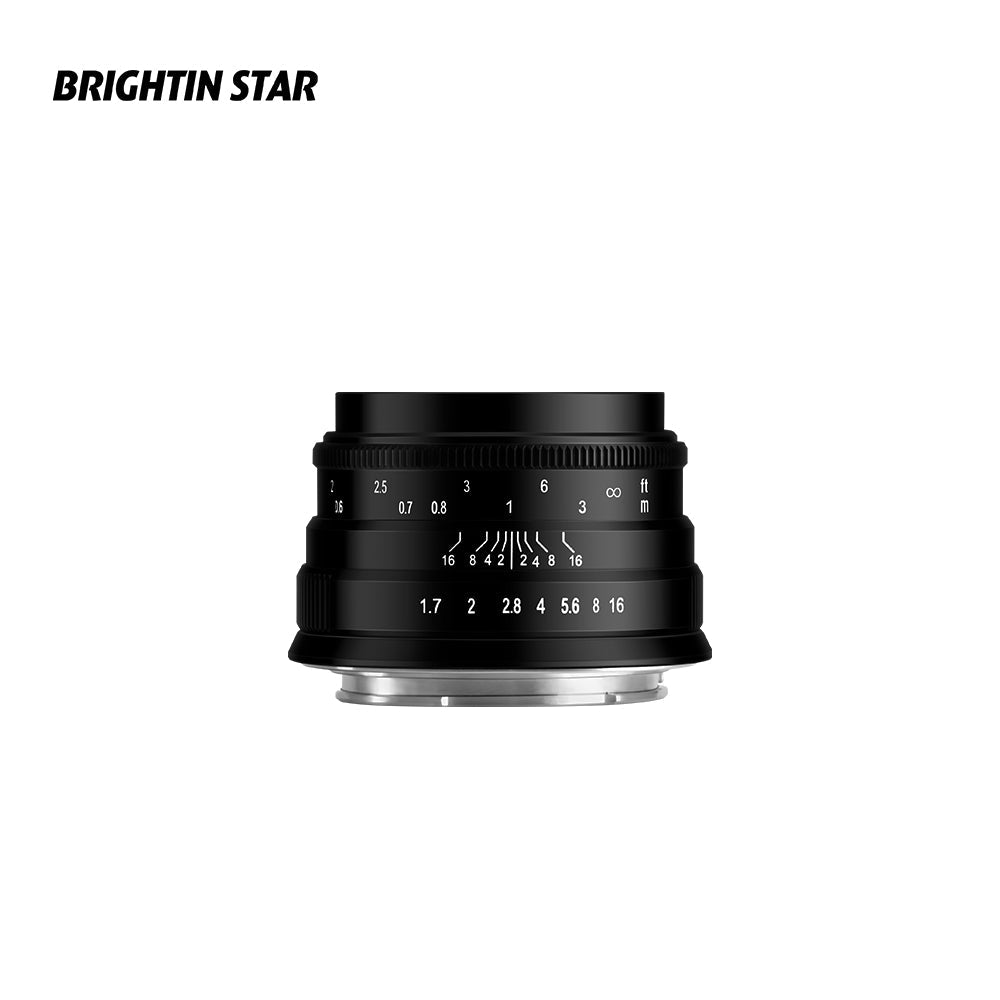 35mm F1.7 Wide-Angle Manual Focus Prime Lens - Brightin Star