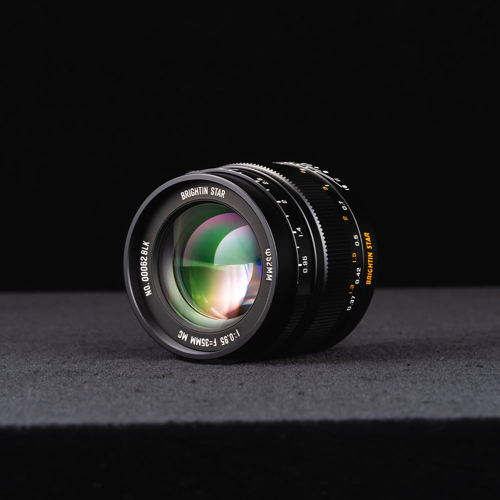 Brightin Star 35mm F0.95 Night God Portrait Star APS-C Manual Fixed Focus Lens Suitable For Fuji X/Canon M/RF/M43/Sony E/Nikon Z Mount