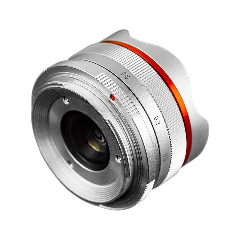 Brightin Star 10mm F5.6 Fisheye Lens Wide-Angle Lens Pancake Lens Manual Fixed Focus Lens