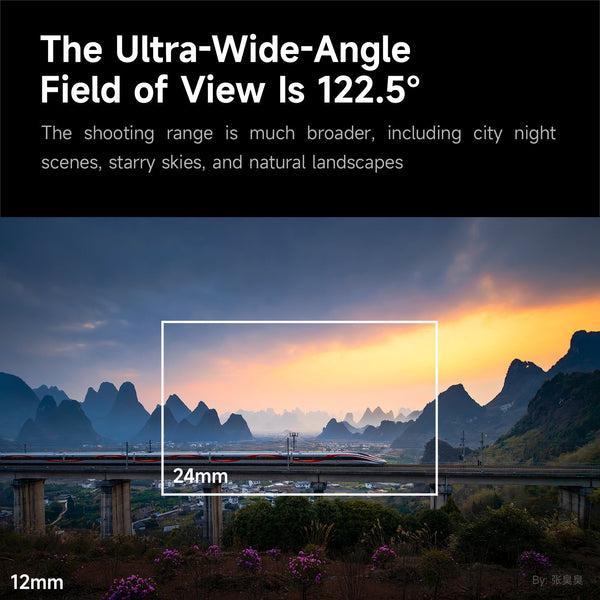 12mm F2.8 Full Frame 122.5° Ultra Wide Angle Manual Focus Prime Mirrorless Camera Lens Fit for Canon RF Mount