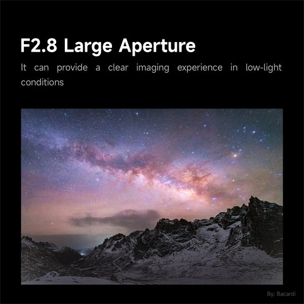 12mm F2.8 Full Frame  122.5° Ultra Wide Angle Manual Focus Prime Mirrorless Camera Lens Fit for L Mount