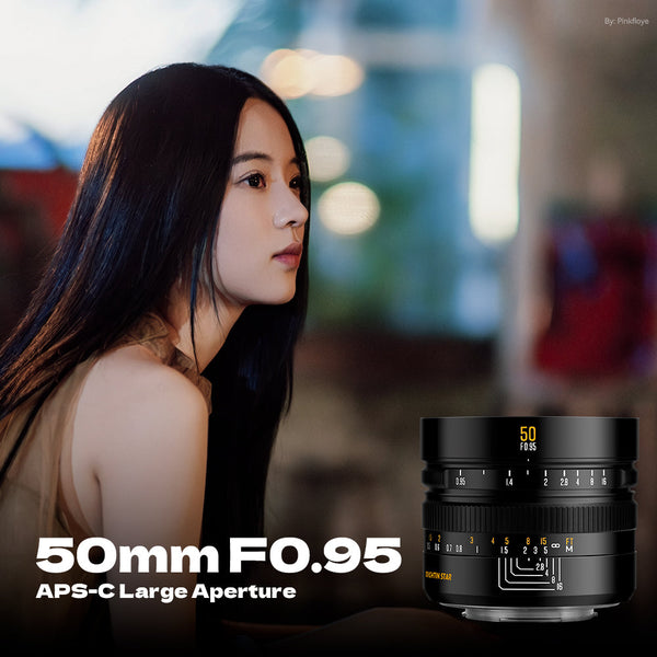 50mm F0.95 APS-C  Night God Portrait Star  Manual Fixed Focus Lens Suitable For Canon EOS-M Mount