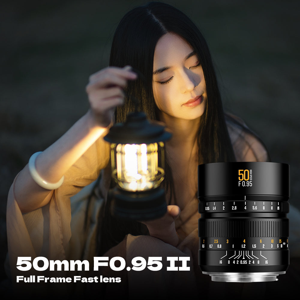 Brightin Star 50mm F0.95 II Full Frame Lens For Sony E/Nikon Z/Canon RF/L Mount