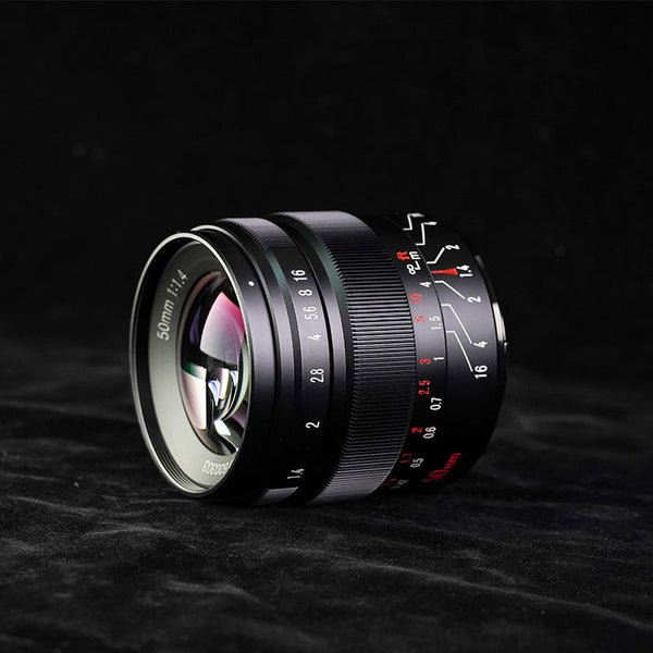 Brightin Star 50mm F1.4 APS-C Manual Focus Prime Lens for M43/Canon M/Fuji X/Sony E Mount