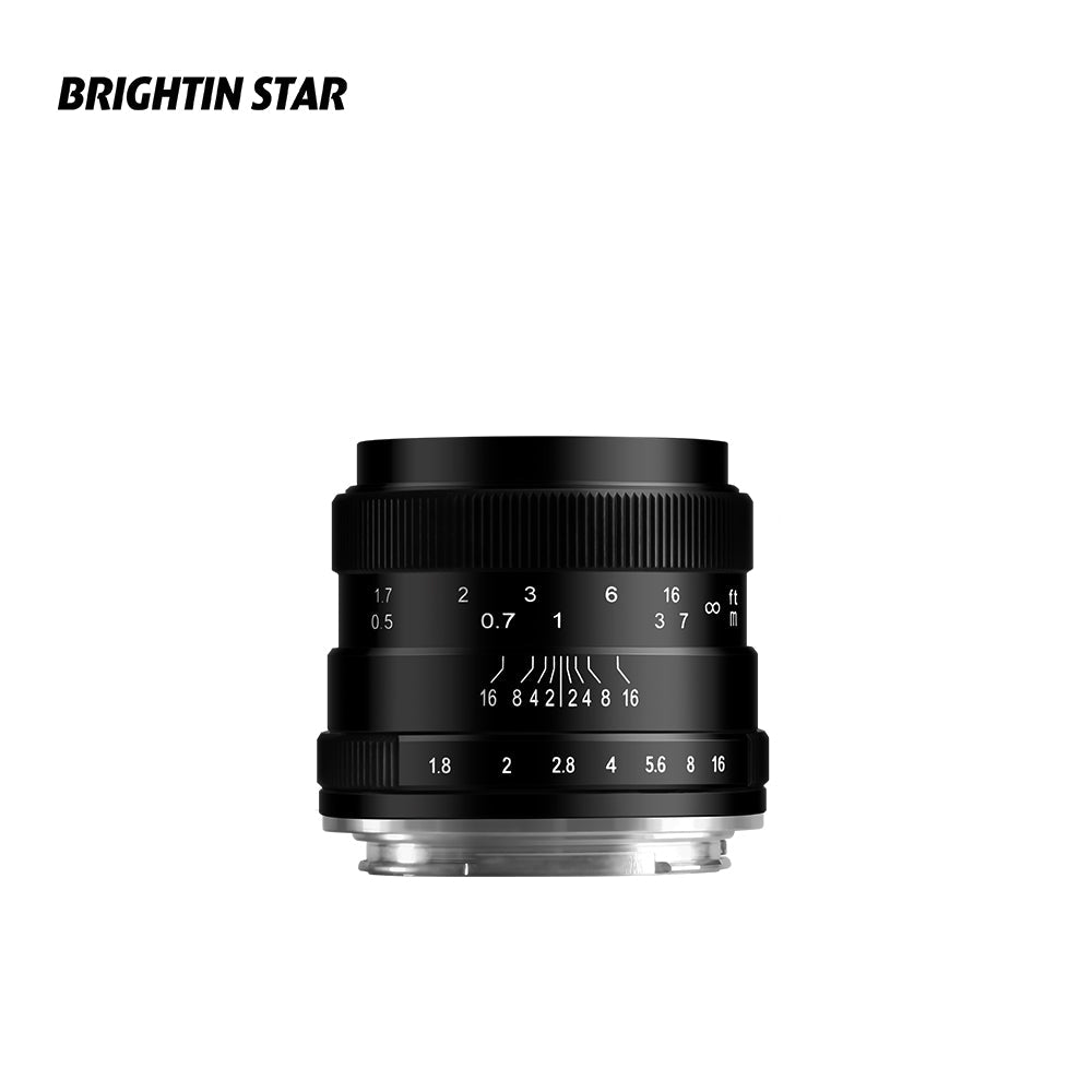 50mm F1.8 Portrait Manual Focus Lens - Brightin Star