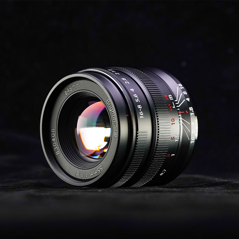 55mm F1.8 Full Frame Large Aperture Manual Focus Mirrorless Camera Lens, Fit for Canon RF Mount