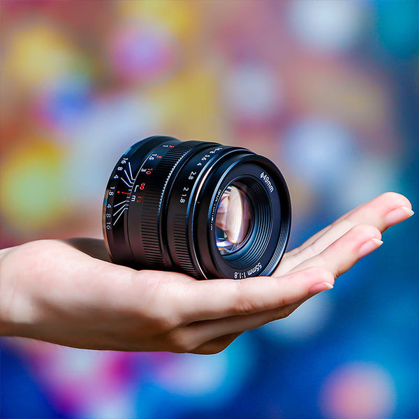 55mm F1.8 Full Frame Large Aperture Manual Focus Mirrorless Camera Lens, Fit for Sony E Mount