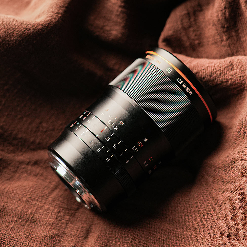 Brightin Star 60mm F2.8 2X Macro APS-C Manual Focus Prime Lens for Canon EOS-M Mount