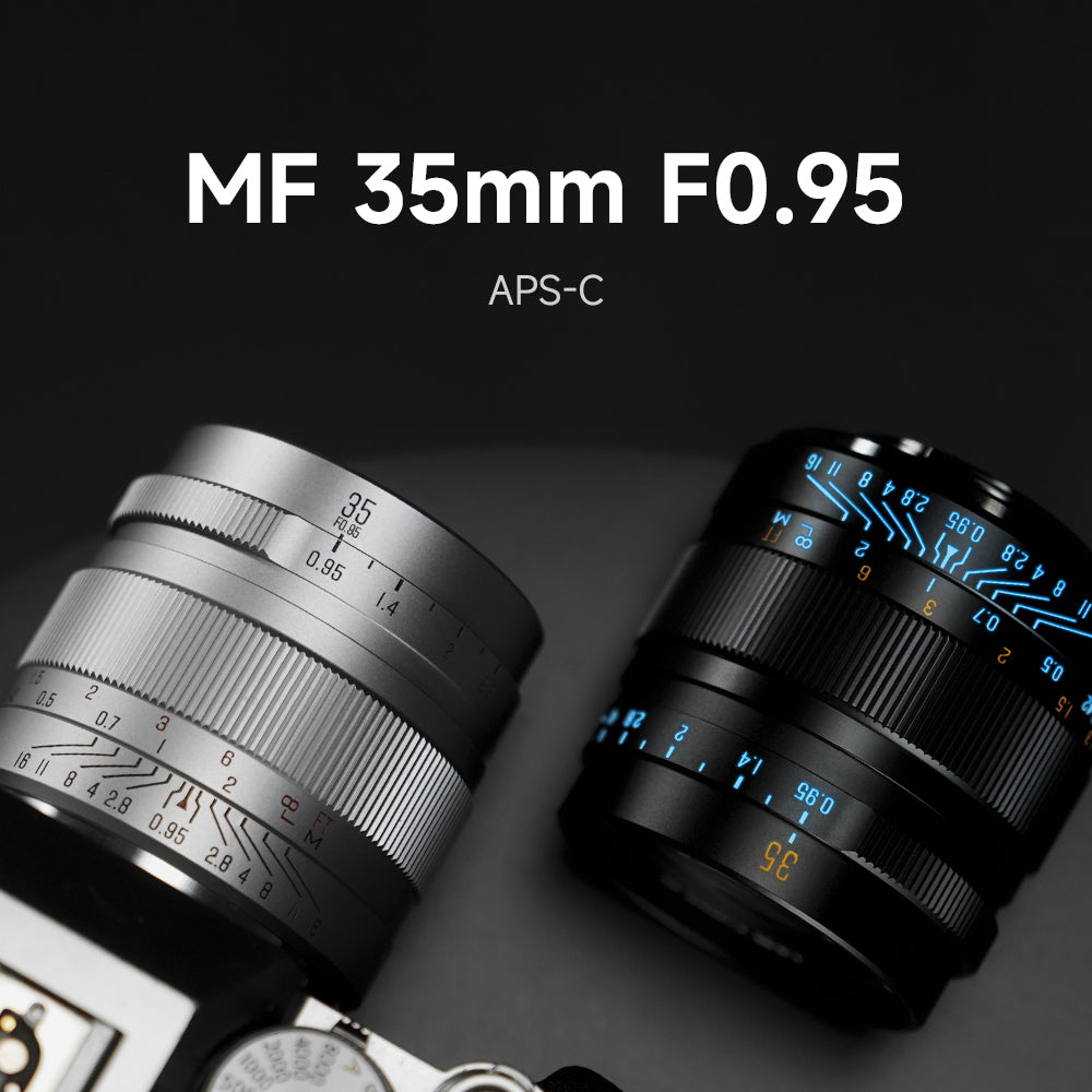 Brightin Star 35mm F0.95  APS-C Night God Portrait Star Manual Fixed Focus Lens Suitable For Fuji X/Canon M/RF/M43/Sony E/Nikon Z Mount