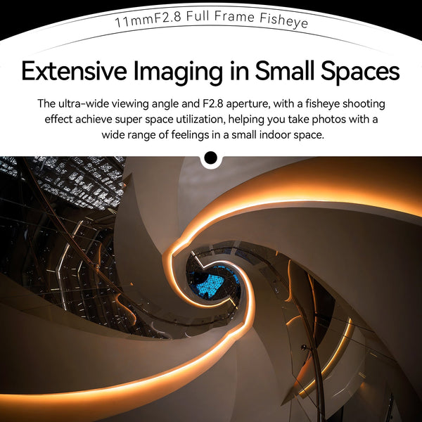 11mm F2.8 Full Frame Wide-Angle Starry Sky Fisheye Lens Suitable£¬for Nikon Z Mount