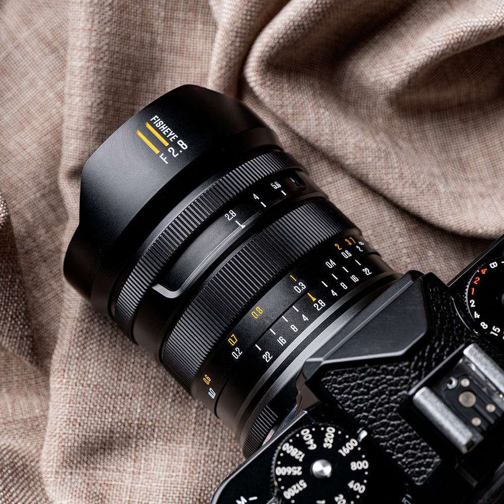 Brightin Star 11mm F2.8 II Fisheye Lens 182° Full Frame Ultra Wide Angle Manual Focus for Sony E Mount