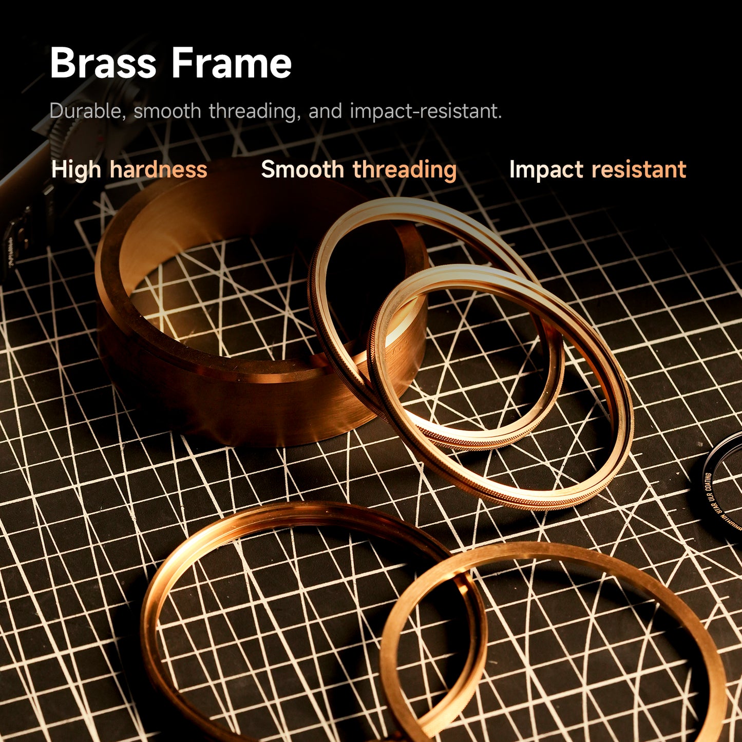 Brightin Star AERO UV Filter Brass Frame Ultra Slim Nano Coated UV Protection Lens Filter