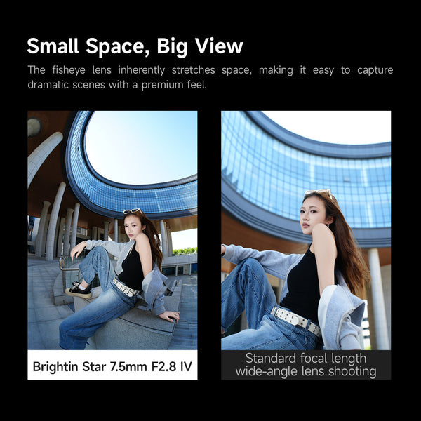 Brightin Star 7.5mm F2.8 IV Fisheye Lens for Fujifilm X Mount