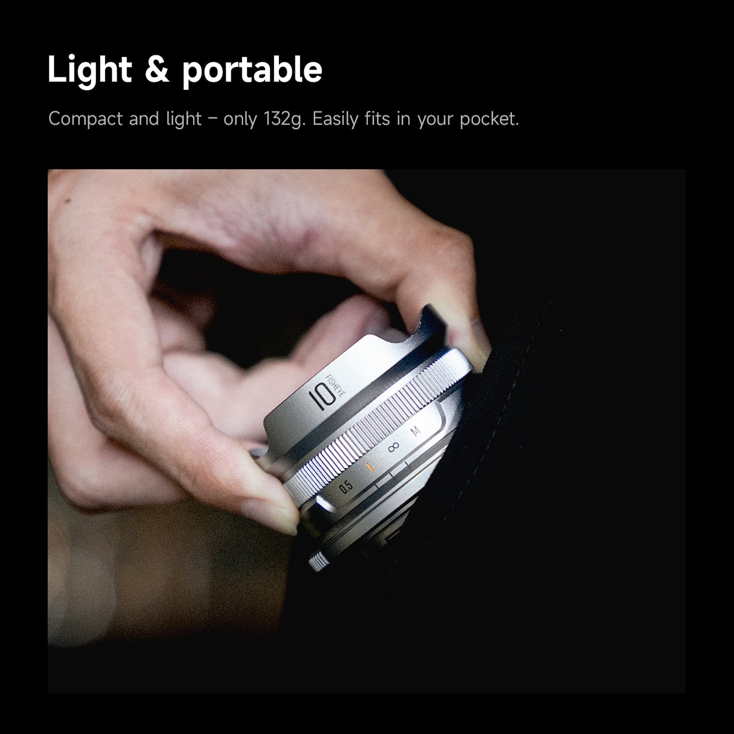 Brightin Star 10mm F5.6 II APS-C Fisheye Lens for Fuji X Mount