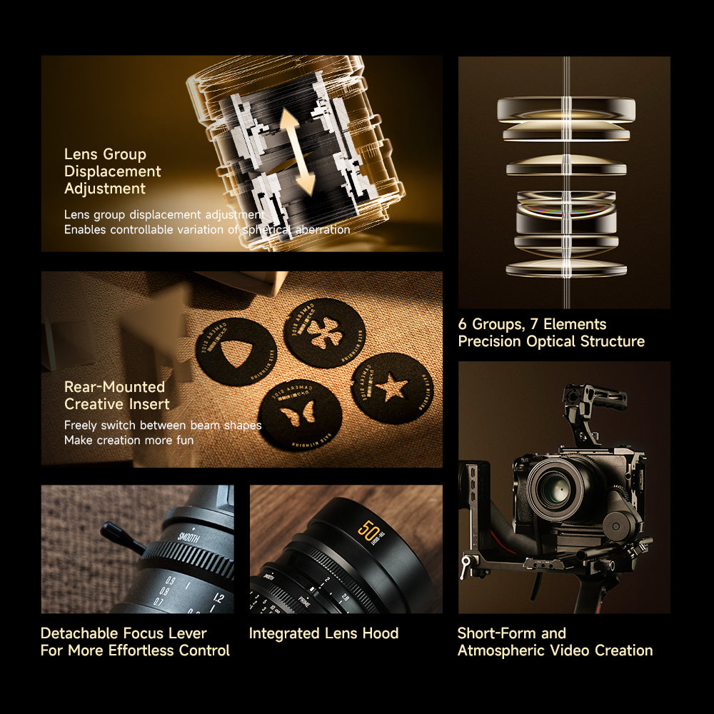 BRIGHTIN STAR MF 50mm F2.0 TRI-SIGHT Full-Frame Art Lens for Nikon Z
